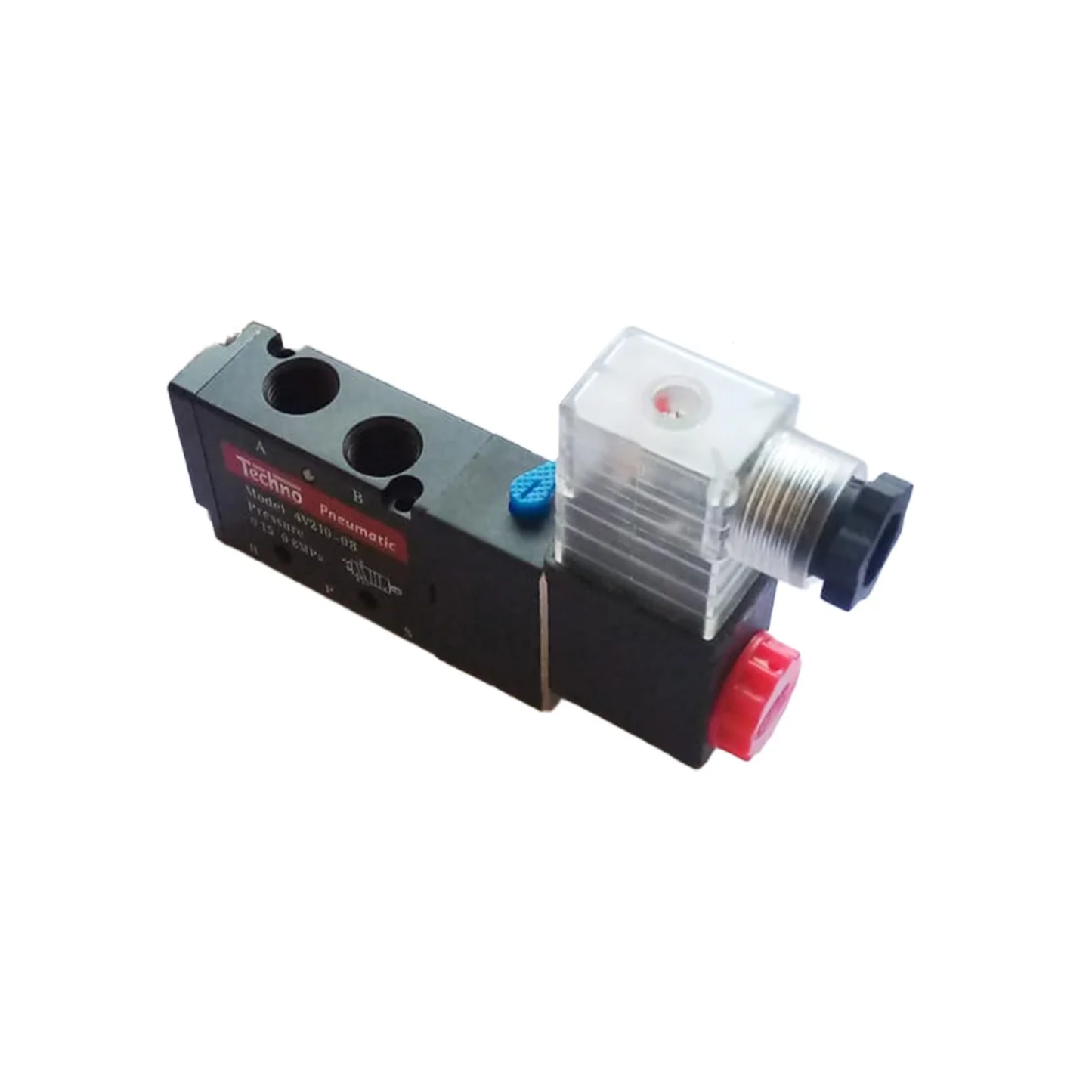 DC Single Solenoid Valve 4V-210-08-1/4 Inch-5/2 Way-12V
