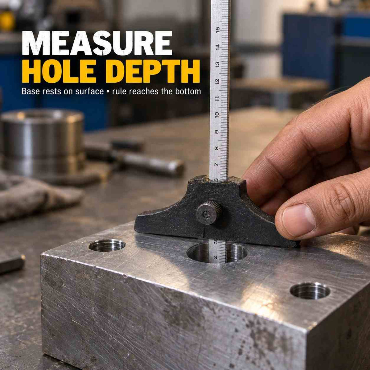 Implemental DEPTH GAUGE 6 INCH/150 MM - 1