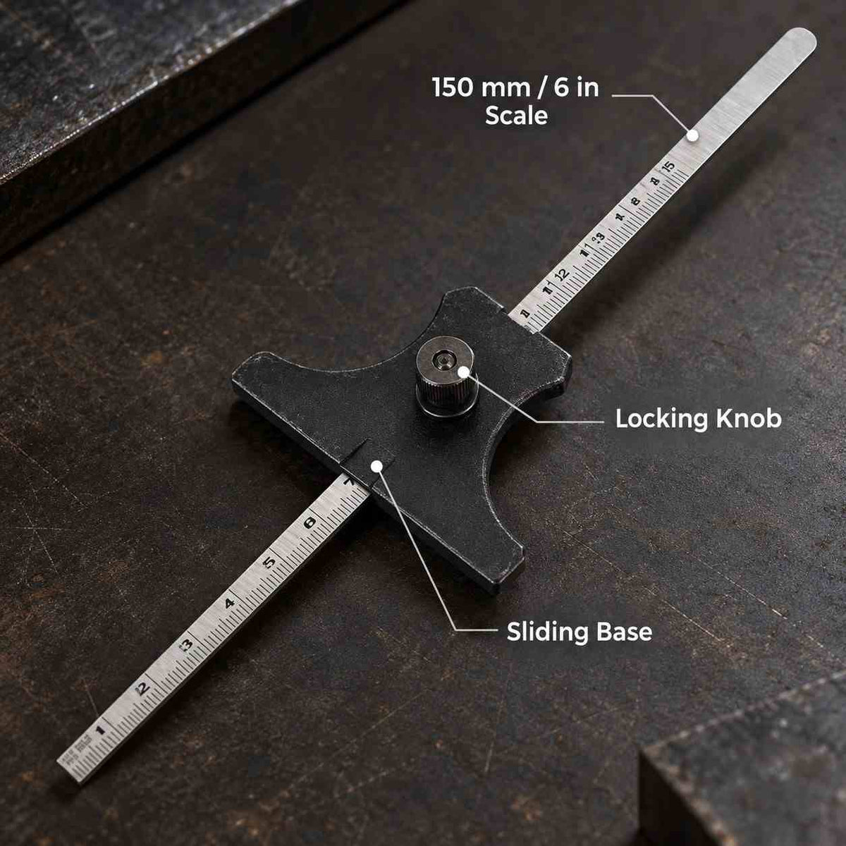 Implemental DEPTH GAUGE 6 INCH/150 MM - 1