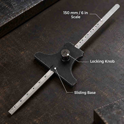 Implemental DEPTH GAUGE 6 INCH/150 MM - 1
