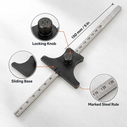 Implemental DEPTH GAUGE 6 INCH/150 MM - 1