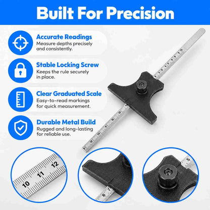 DEPTH GAUGE 6 INCH/150 MM