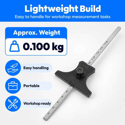 DEPTH GAUGE 6 INCH/150 MM