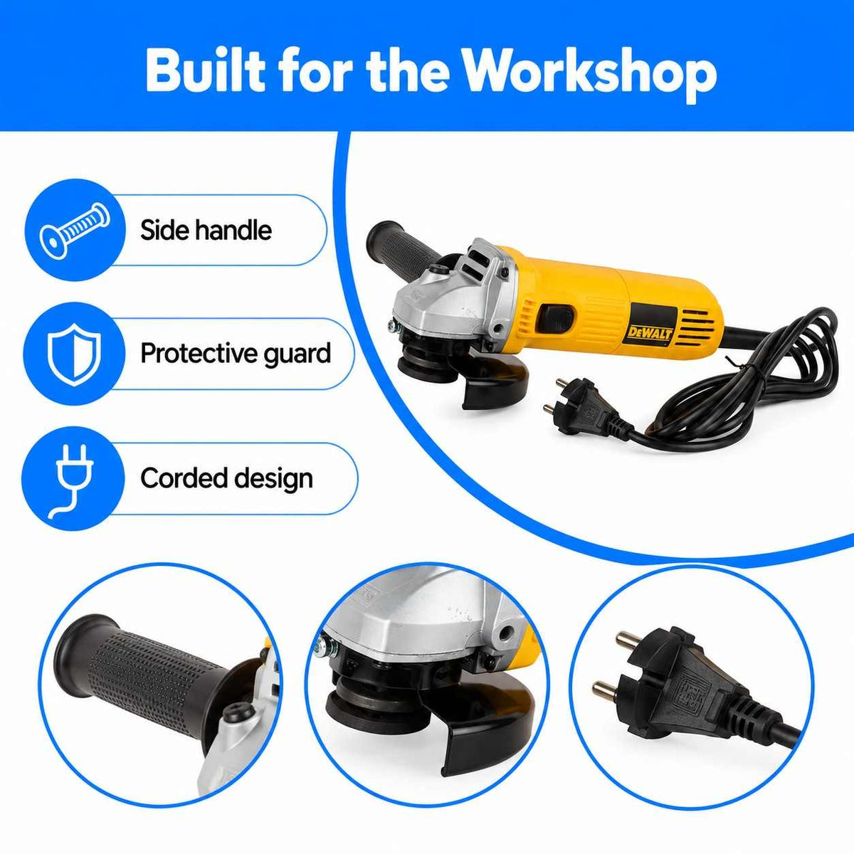 Dewalt Angle Grinder DW810 -IN 100mm (Grinder)