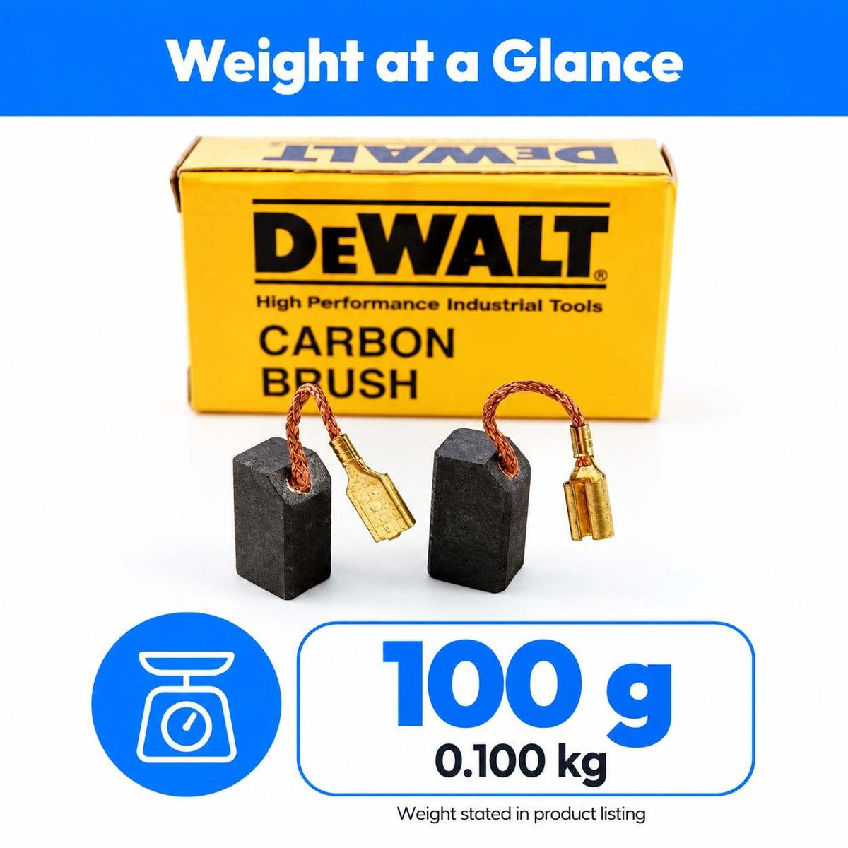 Dewalt Angle Grinder Machine Carbon Brush DW801-4Inch