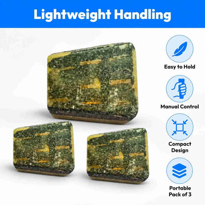 Implemental Diamond Abrasive Pack of 3(Diamond Batti) - 1