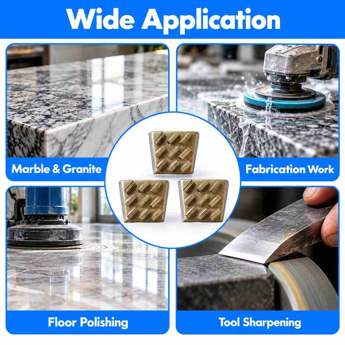 Diamond Batti Floor Polishing Set-3Pcs