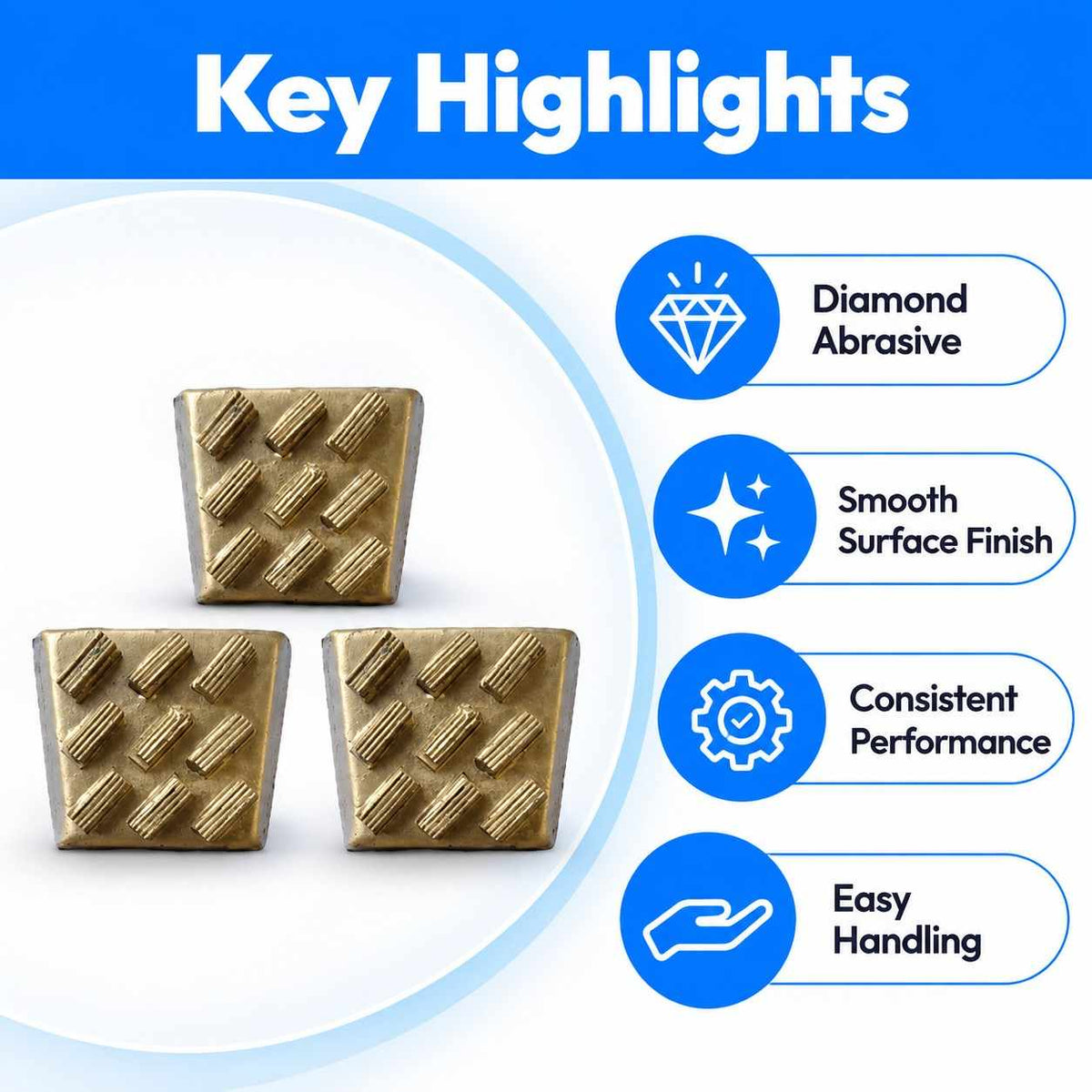Diamond Batti Floor Polishing Set-3Pcs