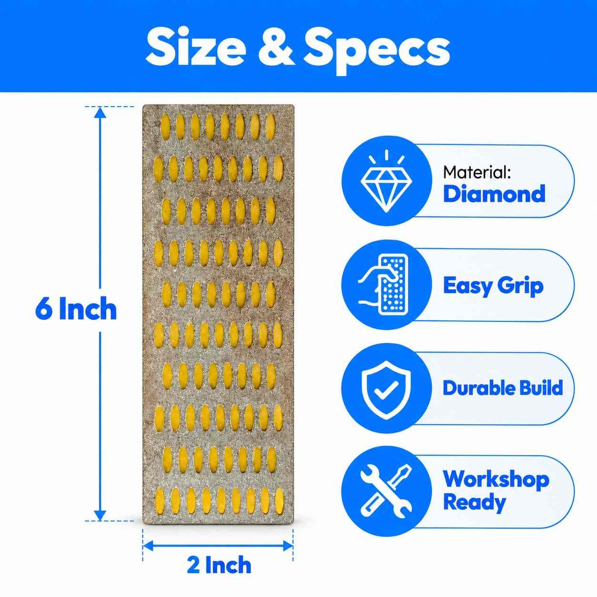 Diamond Coarse Stone 2Inch x 6Inch