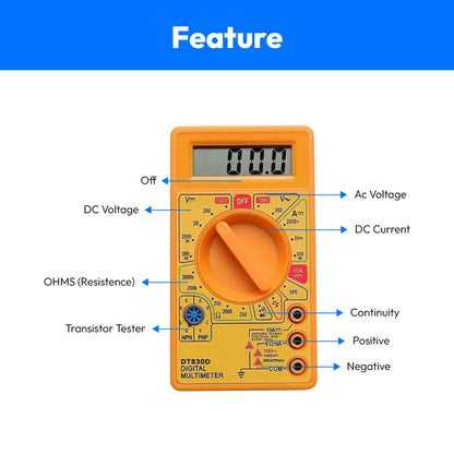 Unity LCD Display Digital Multimeter