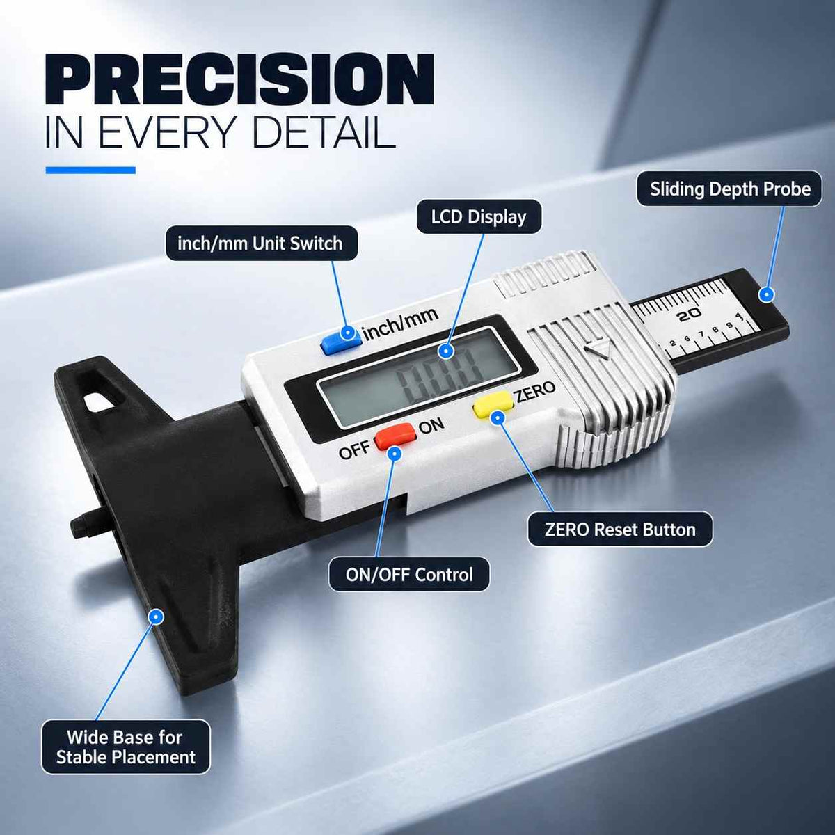 Implemental Digital Depth Gauge - 1