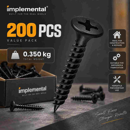 Dry wall Screws-6 X 32MM-Pack of 200Pcs