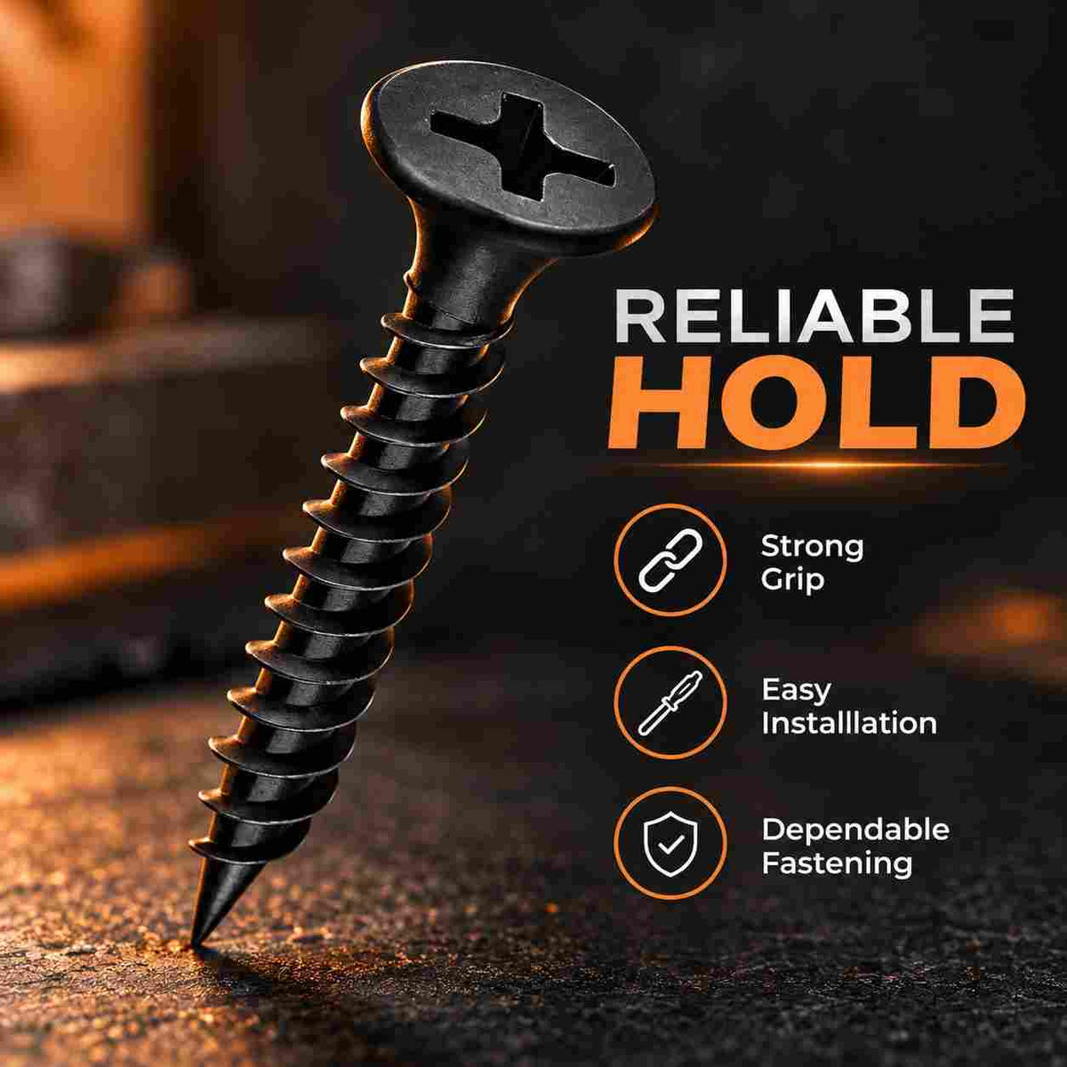 Dry wall Screws-6 X 32MM-Pack of 200Pcs