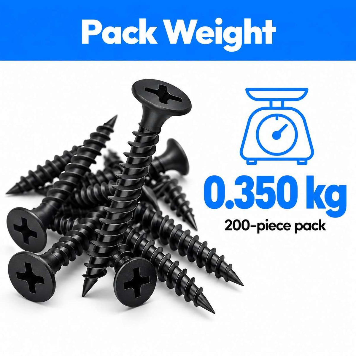 Dry wall Screws-6 X 32MM-Pack of 200Pcs