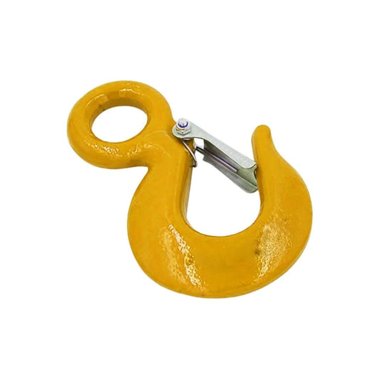 Eye Hook with Latch Stainless Steel Crane Hook