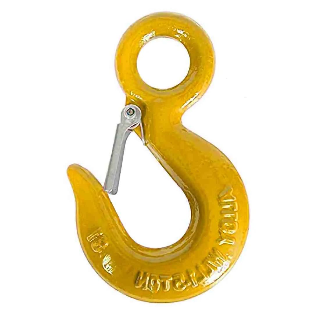 Eye Hook with Latch Heavy Duty Crane Hook Lifting Hook 3 TON