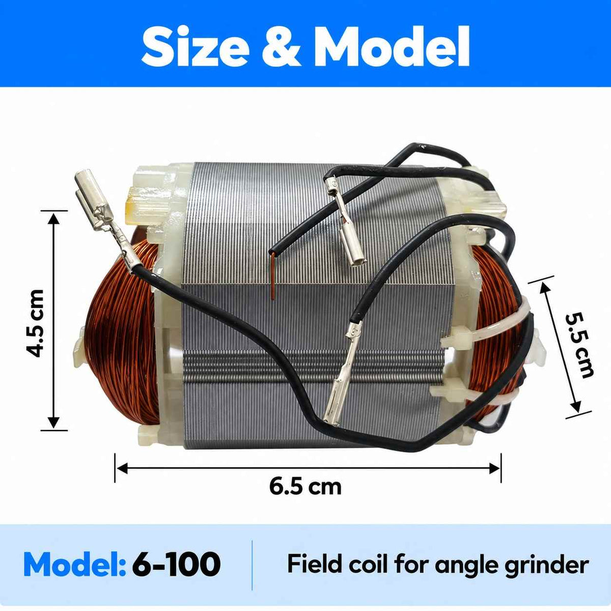 Field Coil For Angle Grinder 6-100