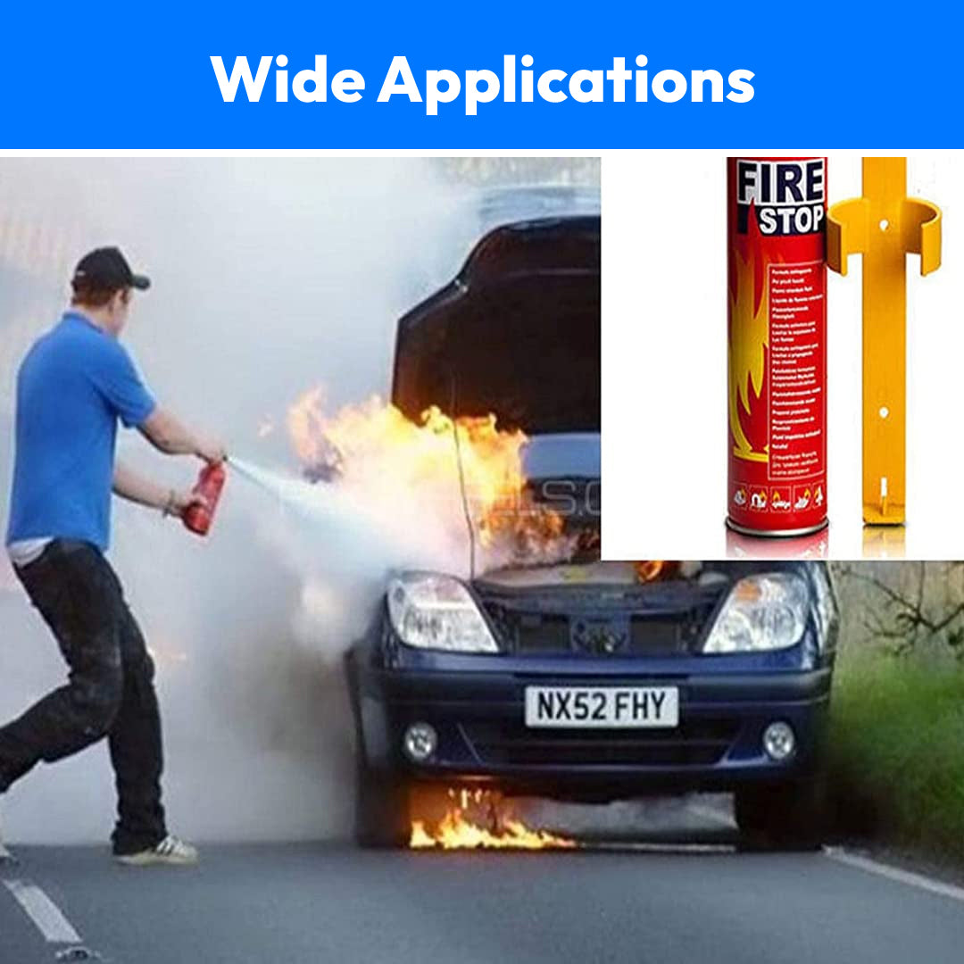 Fire Extinguisher for Fire Safety-500ml(Red)