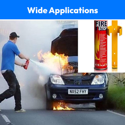 Fire Extinguisher for Fire Safety-500ml(Red)