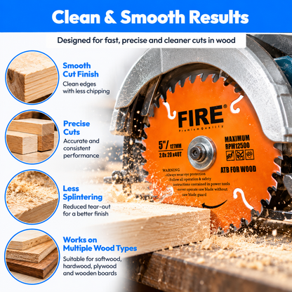 Fire Circular Saw Blade TCT ATB For Wood
