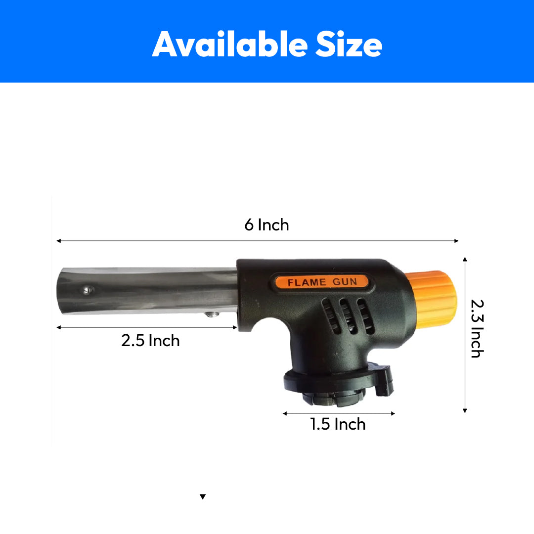 Flame Gun with Trigger Gas Torch Flamethrower