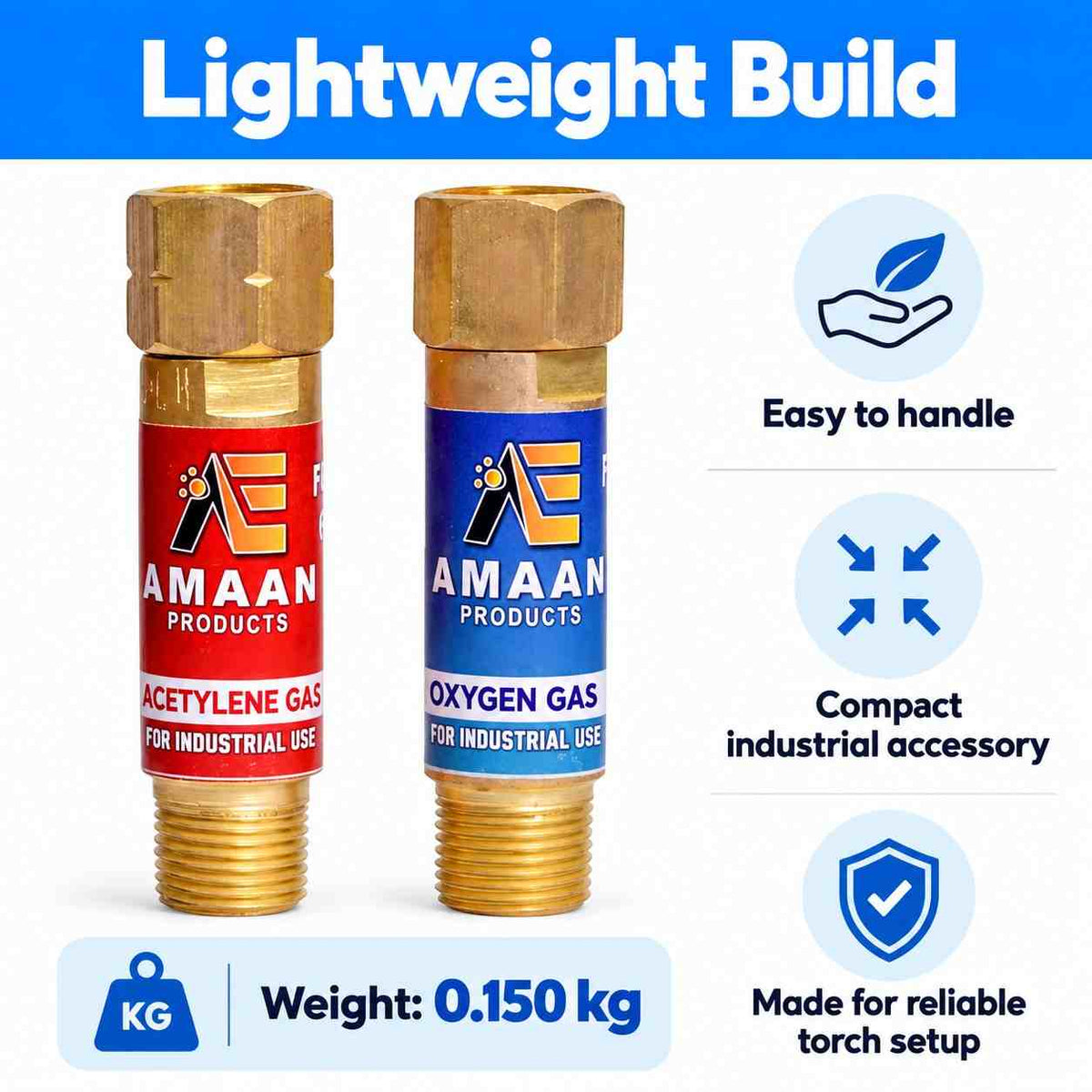 Flashback Arrestor Set for Gas Cutting Torch