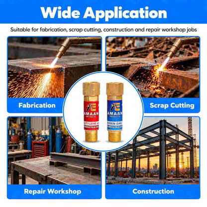 Flashback Arrestor Set for Gas Cutting Torch