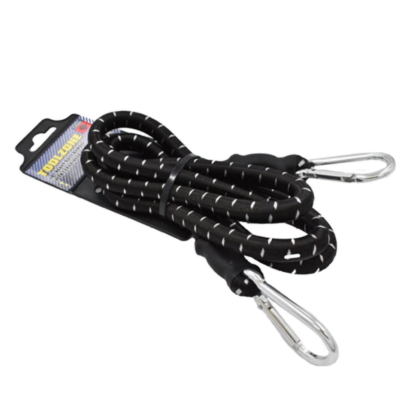 Flexible Bungee Rope 10mm Metal Hooks Set of 4
