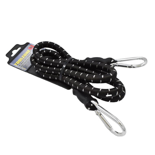 Flexible Bungee Rope 10mm Metal Hooks Set of 4