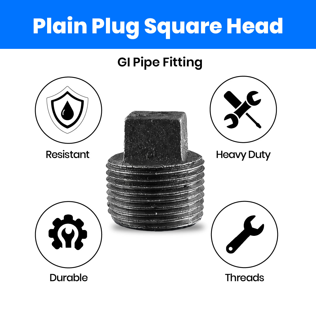GI Pipe Fitting-Set of 2