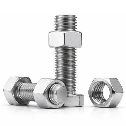 GI Hex Head bolt With Nut-12MM * 125MM (Pack of 50)