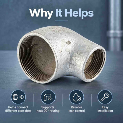 Implemental GI Reducer Elbow For Plumbing Use - 1