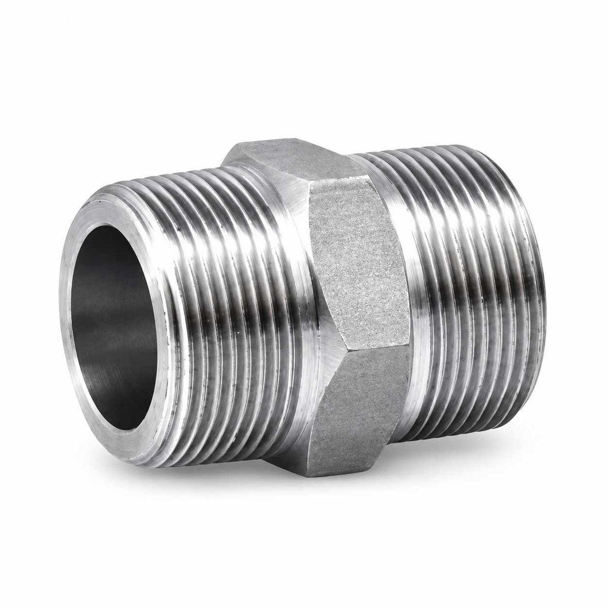 GI Screwed Hex Nipple Pipe Quick Connector-1/2 X 1/2Inch