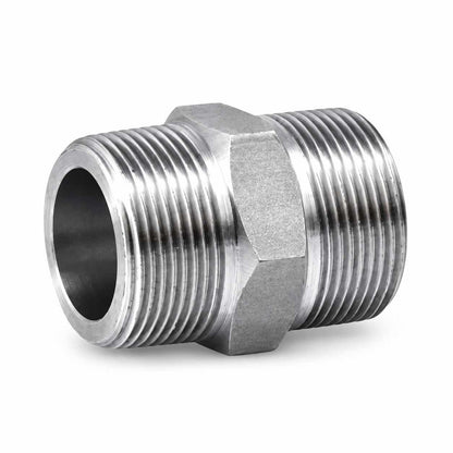 GI Screwed Hex Nipple Pipe Quick Connector-1/2 X 1/2Inch