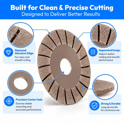 GLASS CUTTING BLADE 4"x100mm Diamond Saw Blade Disc