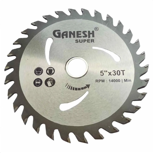 Ganesh Super Saw Blade 5" x 30T - 14000RPM