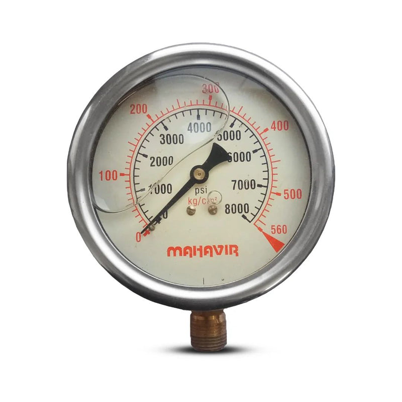 SS Glycerin Filled Pressure Gauge