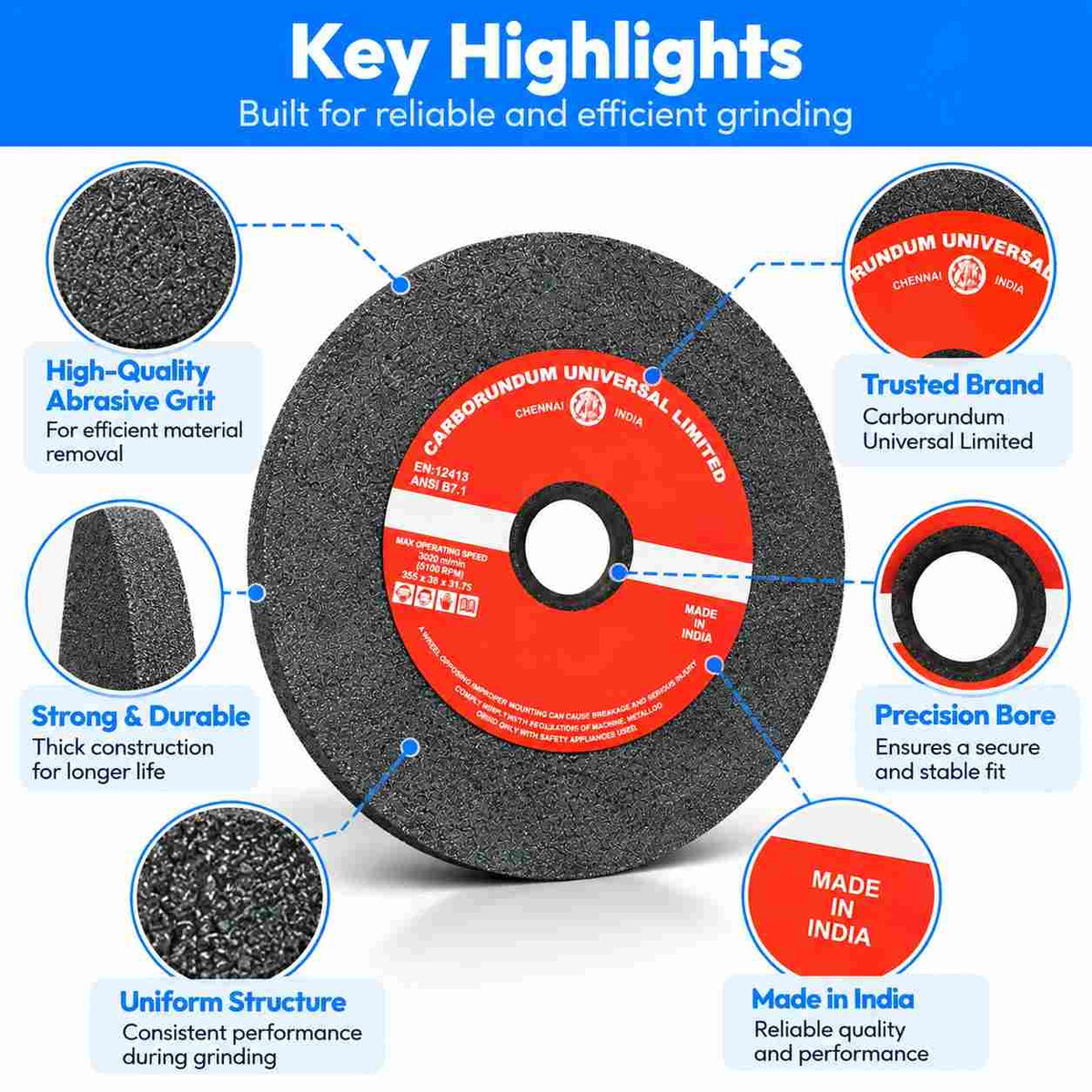 Grinding Wheel-8 Inch