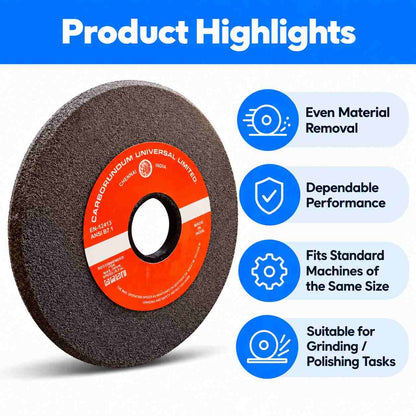 Grinding Wheel 150m x 6mm Bore Size 31.75mm C Face U30