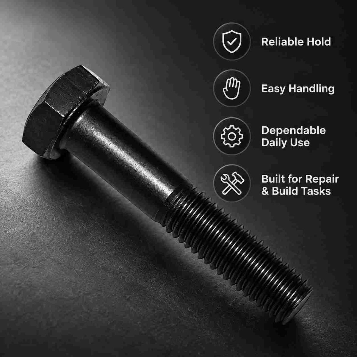 H.T Hex Bolt-5x30MM-25Pcs