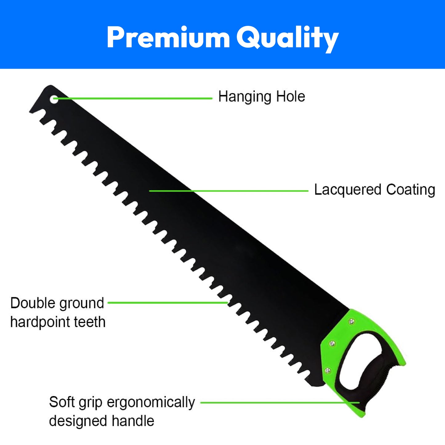 Block cutter with Plastic Handle Teeth:35-600mm(Block Aari)