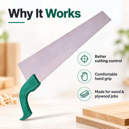 Implemental HandSaw For Plywood & Wood Cutting-20 Inch(Aari) - 1