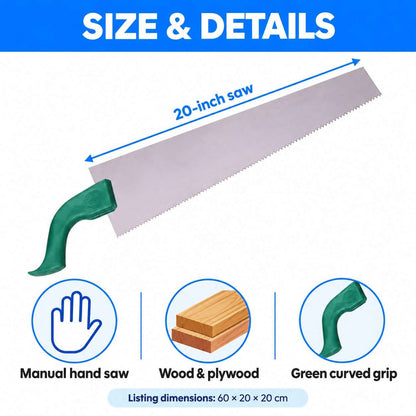 HandSaw For Plywood & Wood Cutting-20 Inch(Aari)