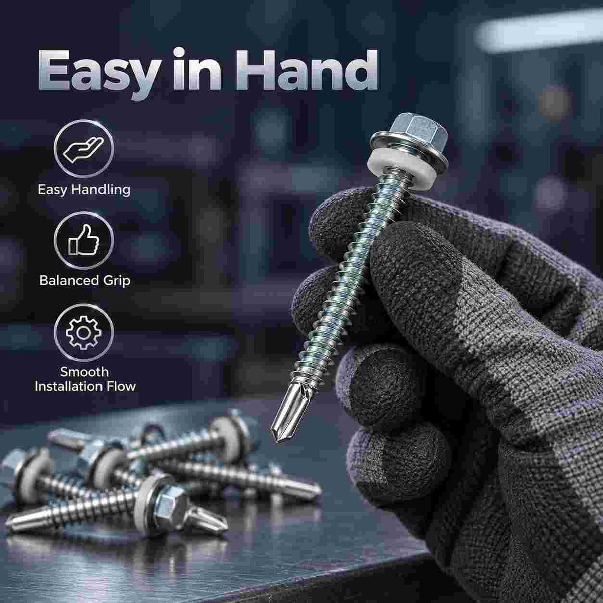 Hex Head Self drilling Tapping Screws Gotti Pech