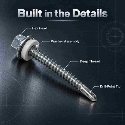 Hex Head Self drilling Tapping Screws Gotti Pech