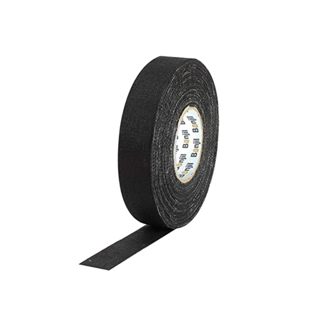 Cotton Friction Insulation Tape Black-18Mtr.-Pack of 2