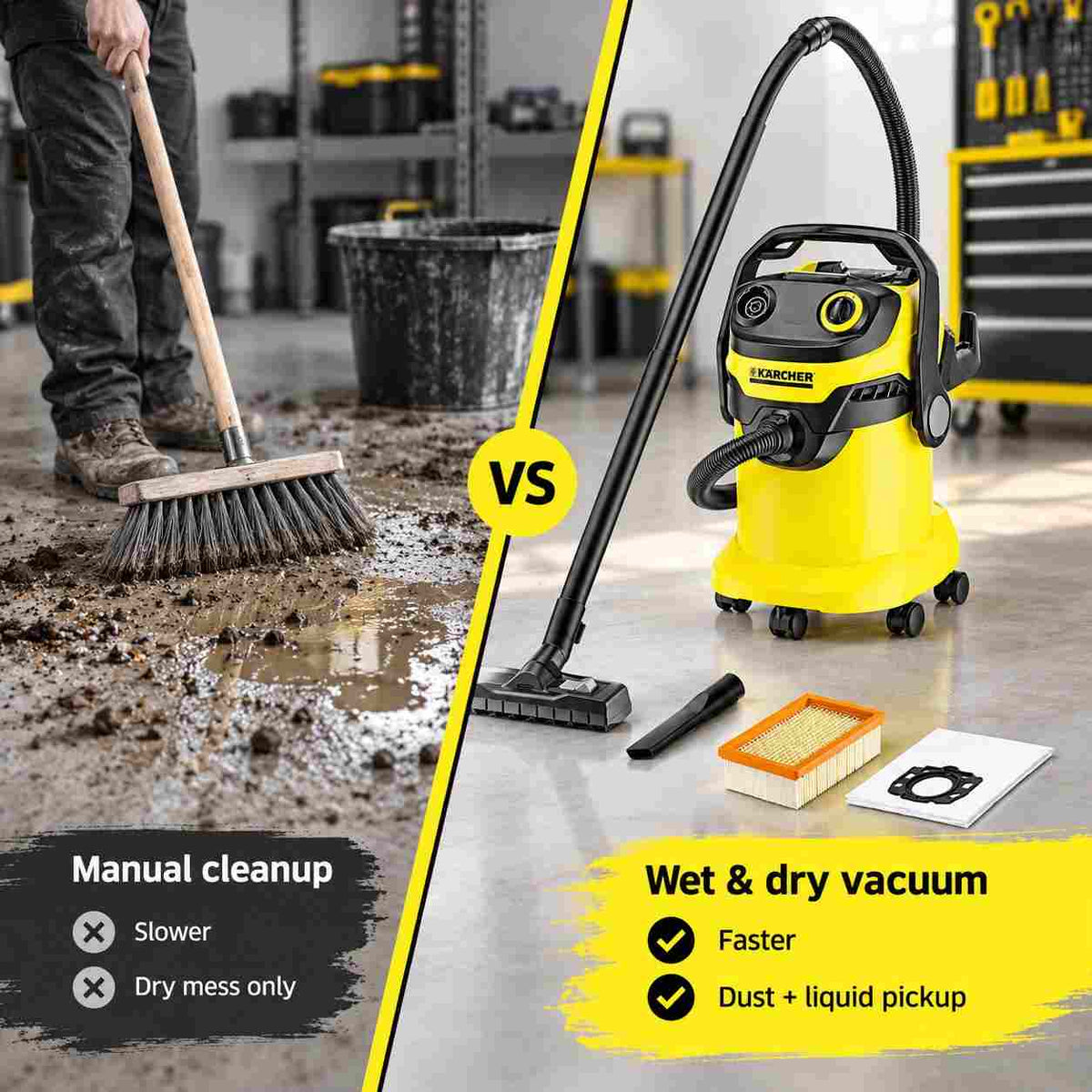 Implemental Karcher Wet & Dry Vacuum Cleaner WD-5 EU - 1