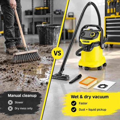 Implemental Karcher Wet & Dry Vacuum Cleaner WD-5 EU - 1