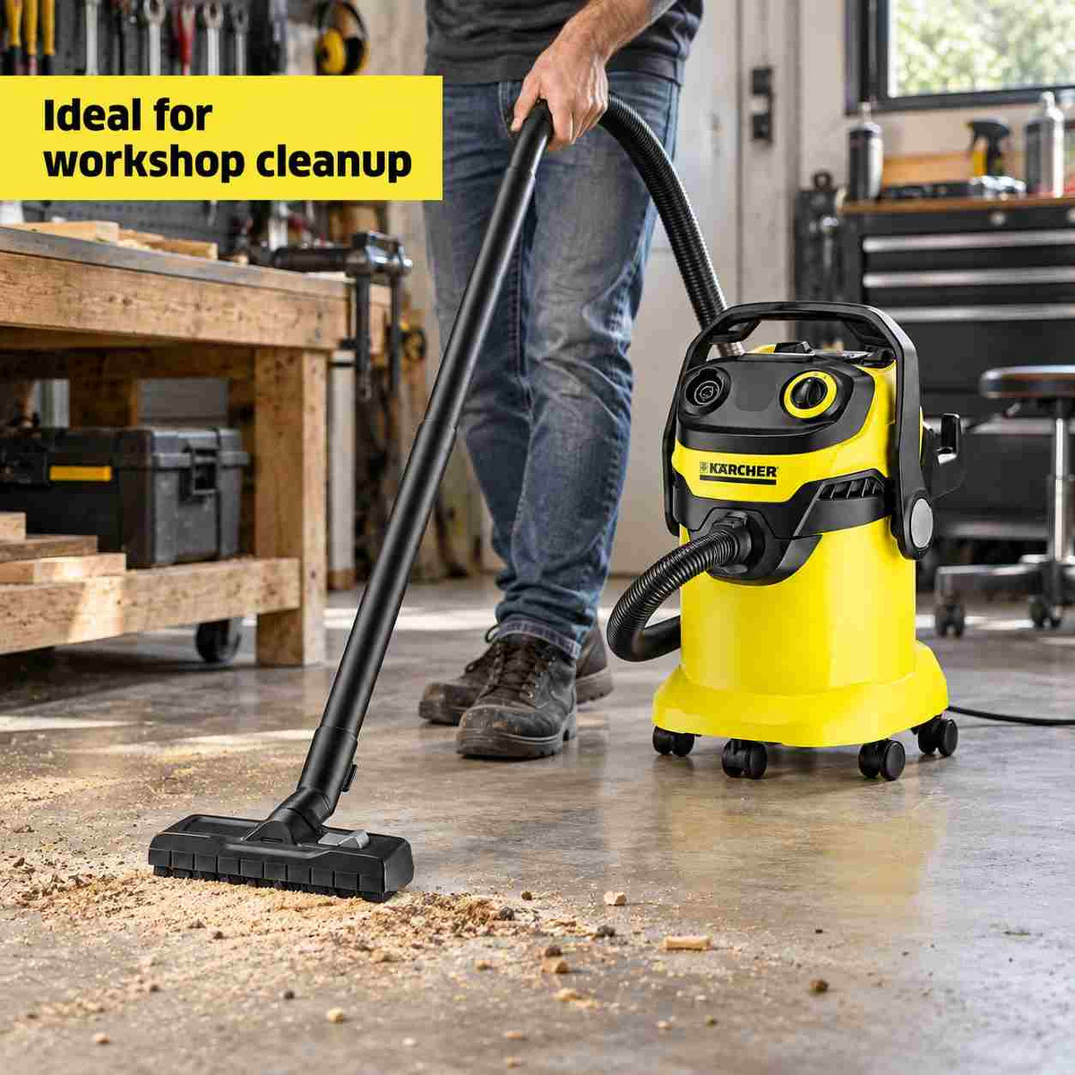 Implemental Karcher Wet & Dry Vacuum Cleaner WD-5 EU - 1