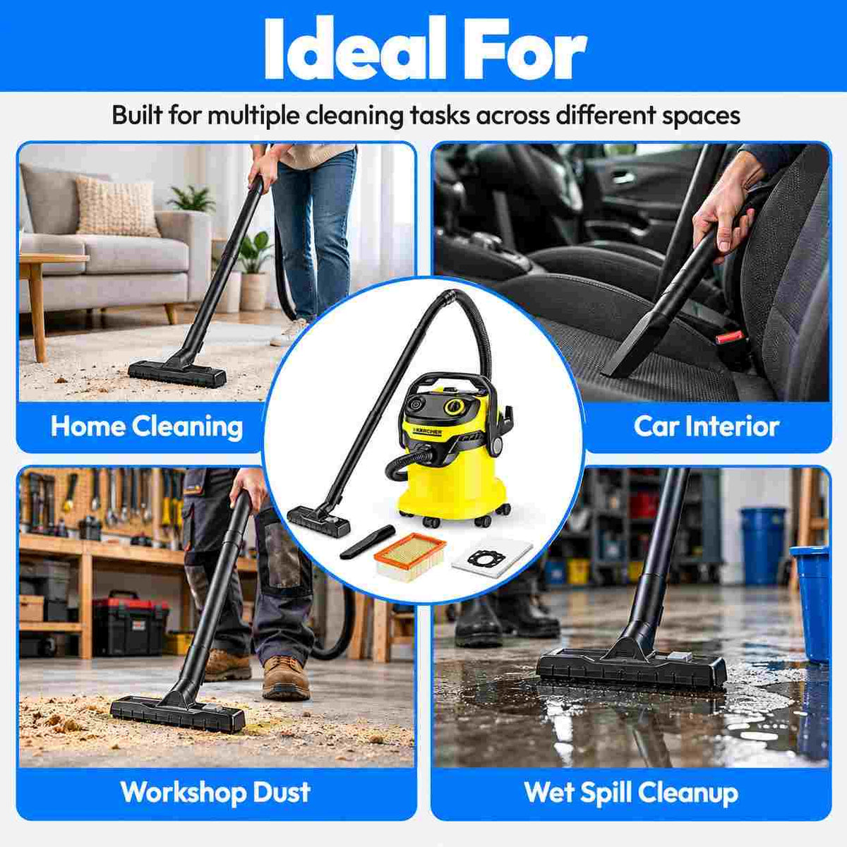 Karcher Wet & Dry Vacuum Cleaner WD-5 EU